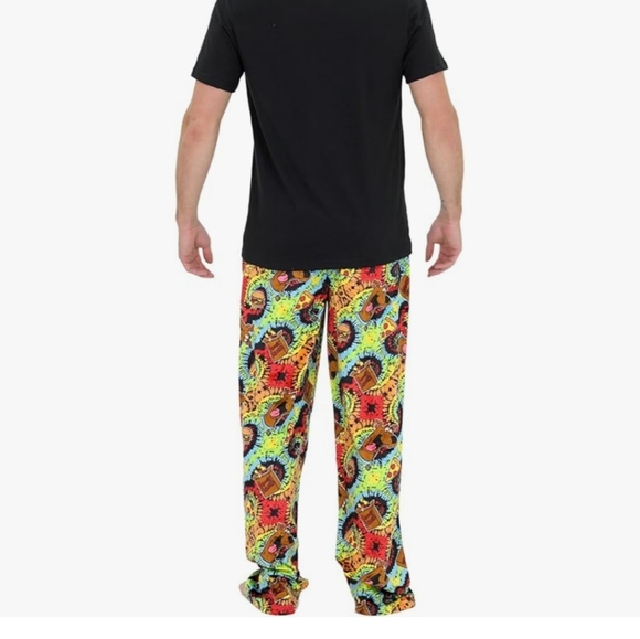 Scooby-Doo Mens XL Pajama Pants With Drawstring Novelty Print Fun Design Relaxed - Picture 2 of 16